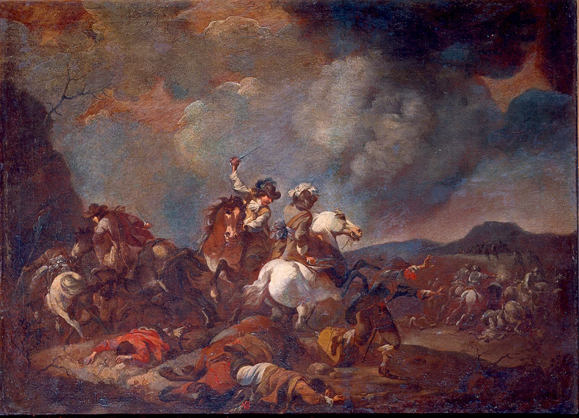 Giacomo Ceruti, il Pitocchetto - Scontro di cavalleria, Galleria Nazionale di Parma